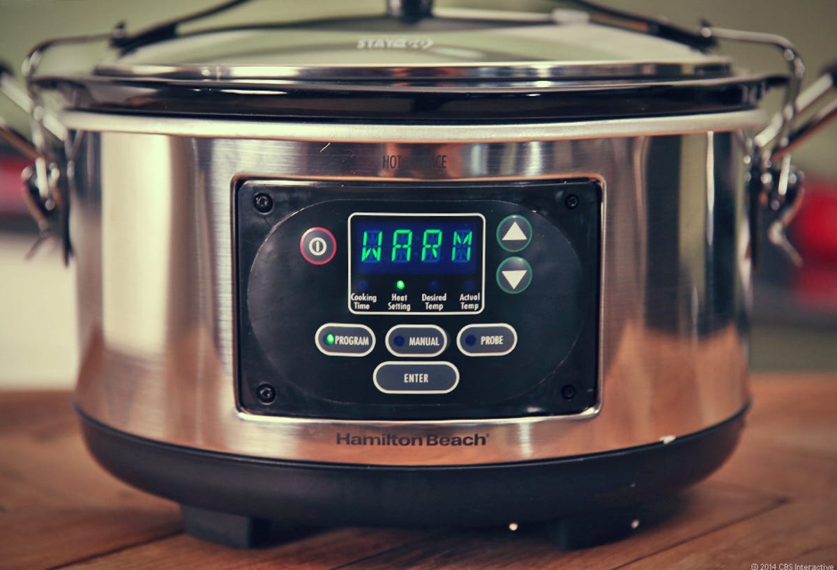 Hamilton Beach Set 'n Forget 6 Qt. Programmable Slow Cooker With Spoon/Lid