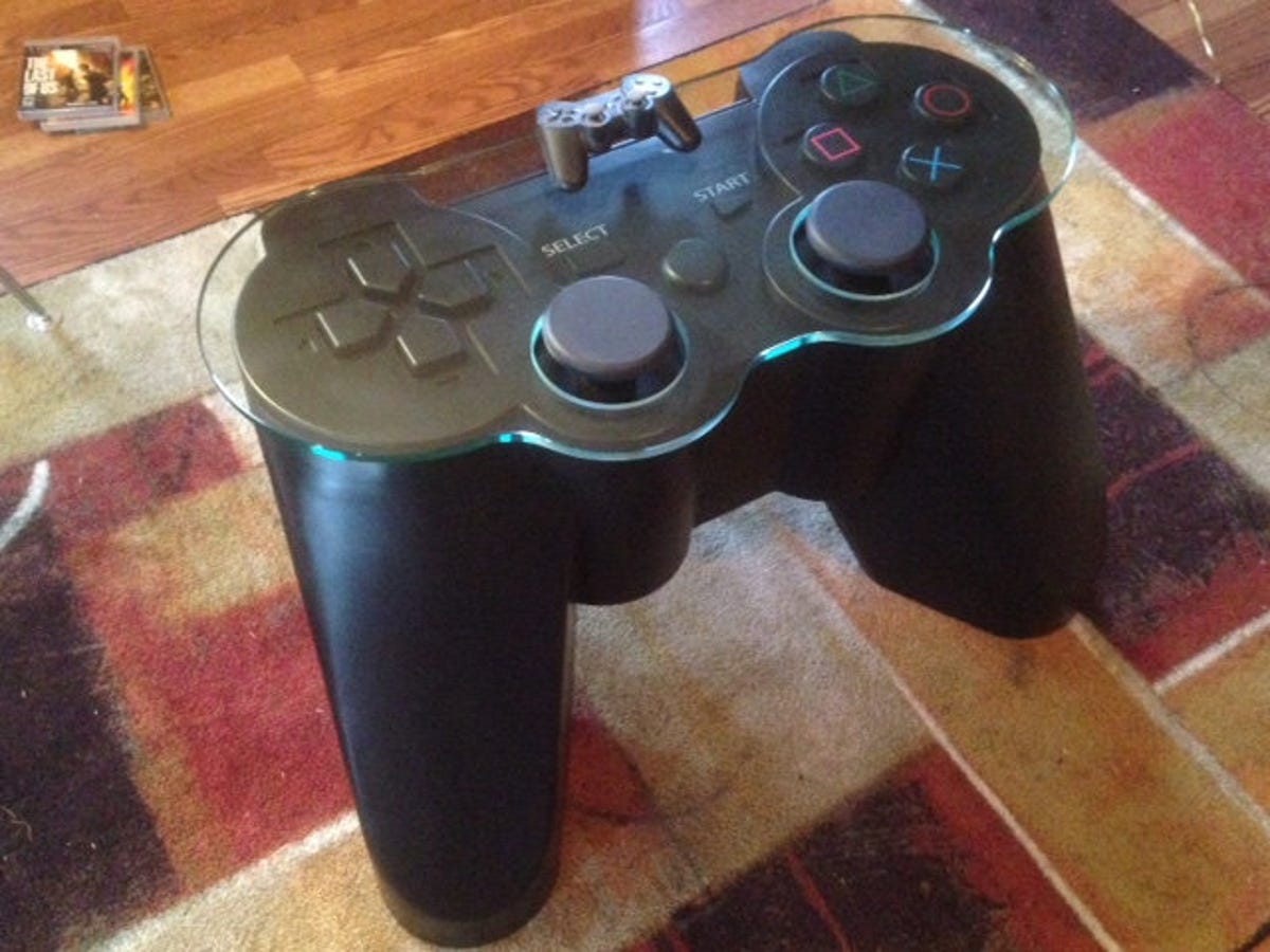 Playstation controller coffee table