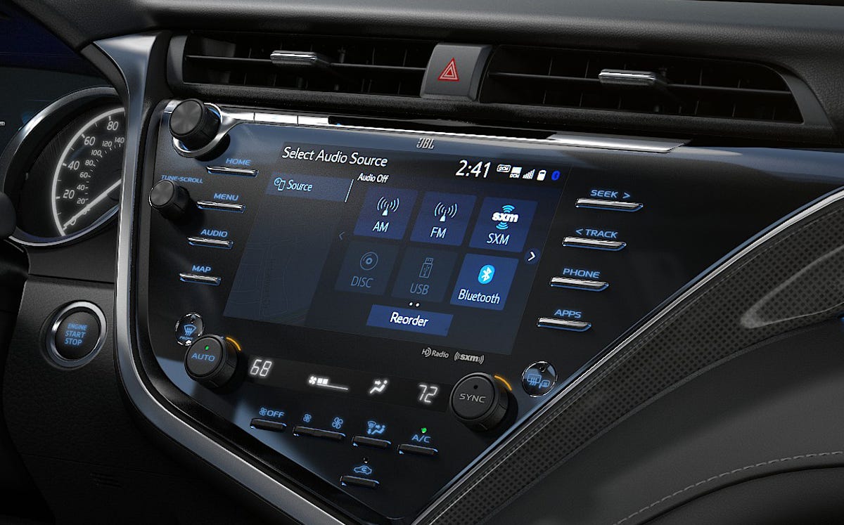2018 Toyota Camry Entune 3.0 interface