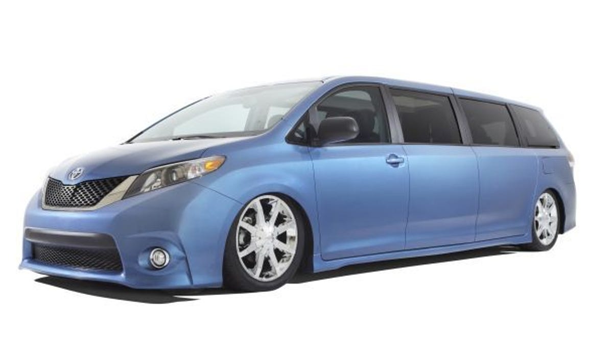 The Swagger Wagon Supreme is started as a standard Sienna SE before being stretched by 44-inches.