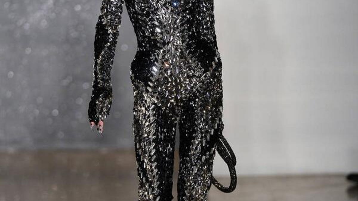 The famous Catwoman-inspired catsuit was the main attraction of The Blonds show at New York Fashion Week.