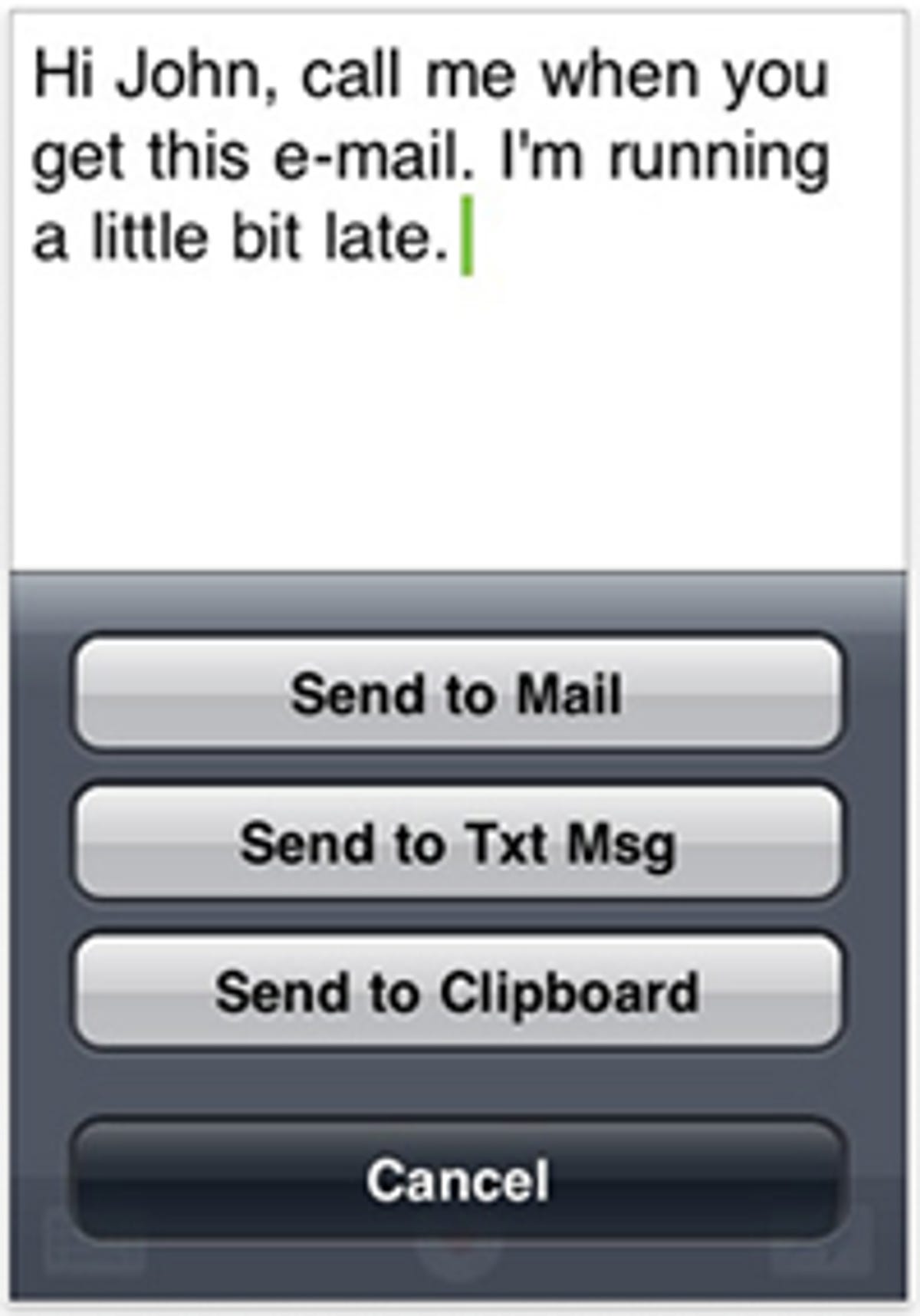 Dragon Dictation for the iPhone and iPod Touch