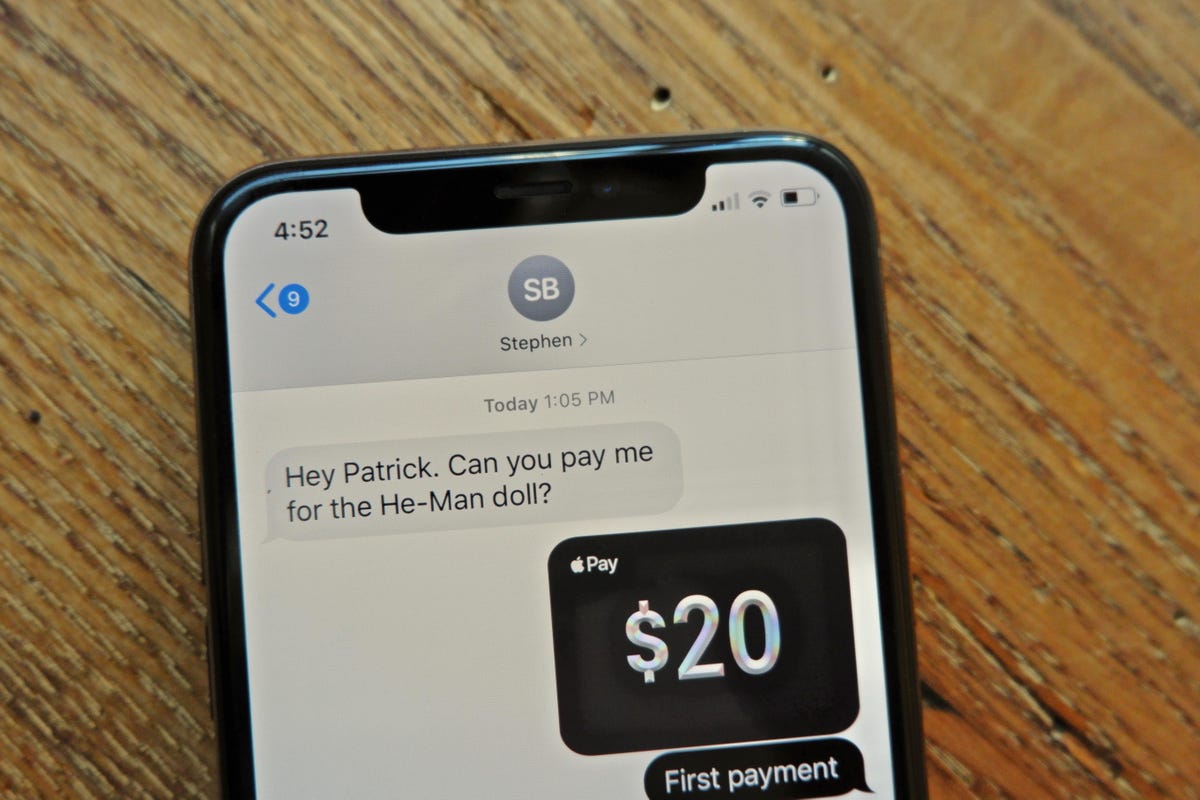 Using Apple Cash in Messages