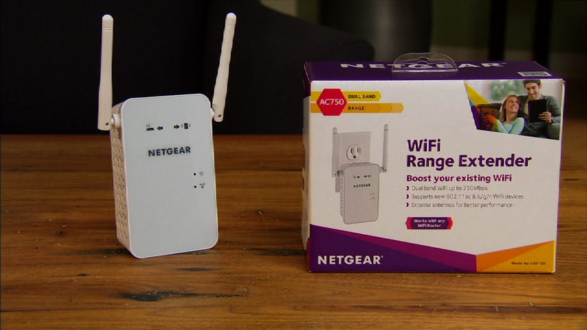 The Netgear EX6100 extends the range of your Wi-Fi network -- and not much else