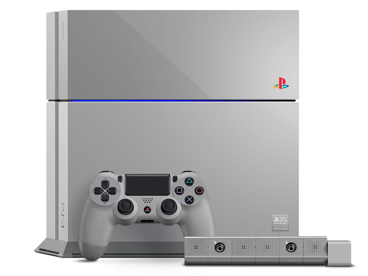 PS4 goes grey to celebrate 20 years of the Sony PlayStation - CNET