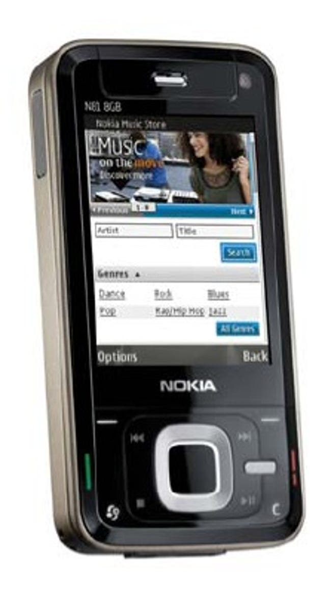 Nokia N81 with the Nokia Music Store