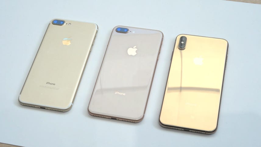 Gold iPhone XS Max vs. other gold iPhones