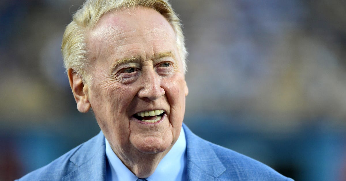 Vin Scully, Legendary Voice of the Dodgers For 6 Decades, Dies at 94     – CNET