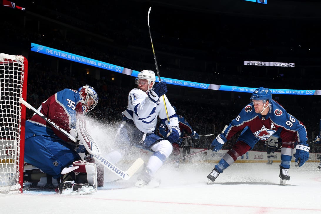 NHL Stanley Cup Final 2022: How to Watch Game 1 of Lightning vs. Avalanche Tonight
                        The Tampa Bay Lightning are looking to complete the three-peat against the Colorado Avalanche starting tonight on ABC and ESPN Plus.