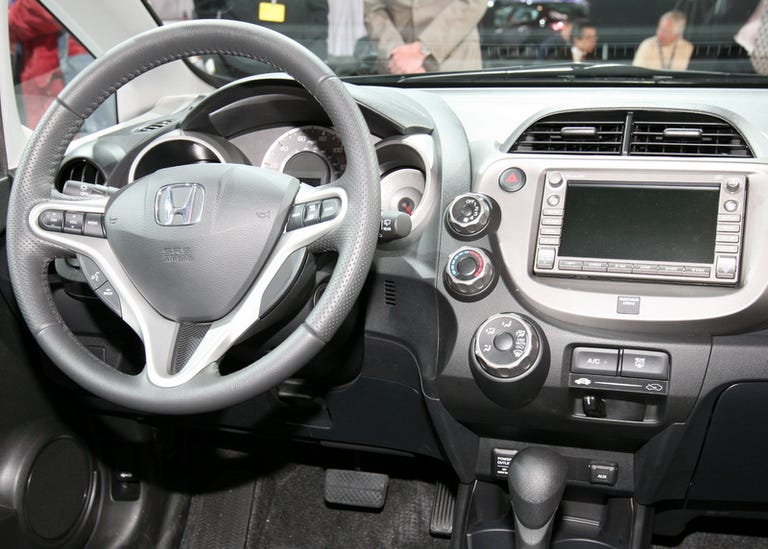 Navigation system in the Honda Fit