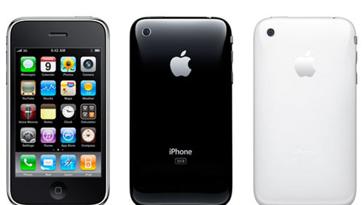 Apple's iPhone 3GS, the last iPhone to go with a plastic back. For now.