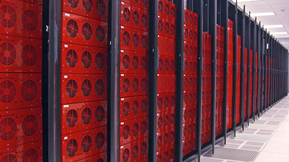 Backblaze builds its own "storage pods" and today has more than 40 petabytes of capacity.
