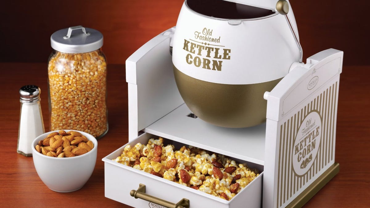 Every day can be a day filled with freshly popped kettle corn.