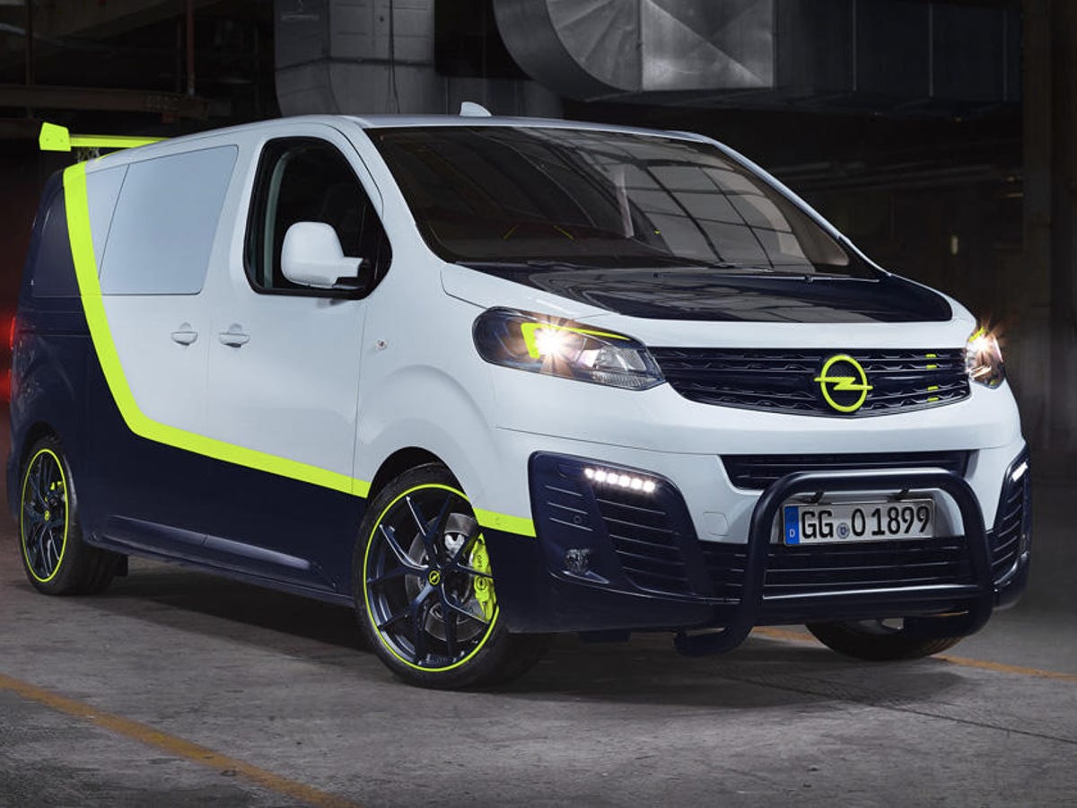 Opel's modified Zafira Life pays homage to The A-Team's GMC Vandura - CNET