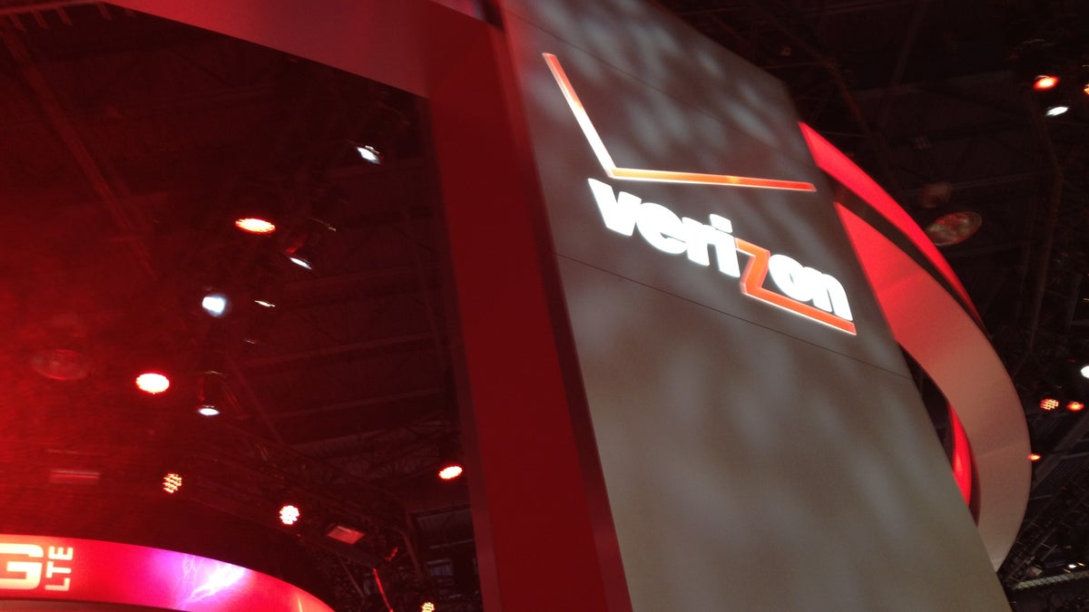 Verizon booth at CES 2012