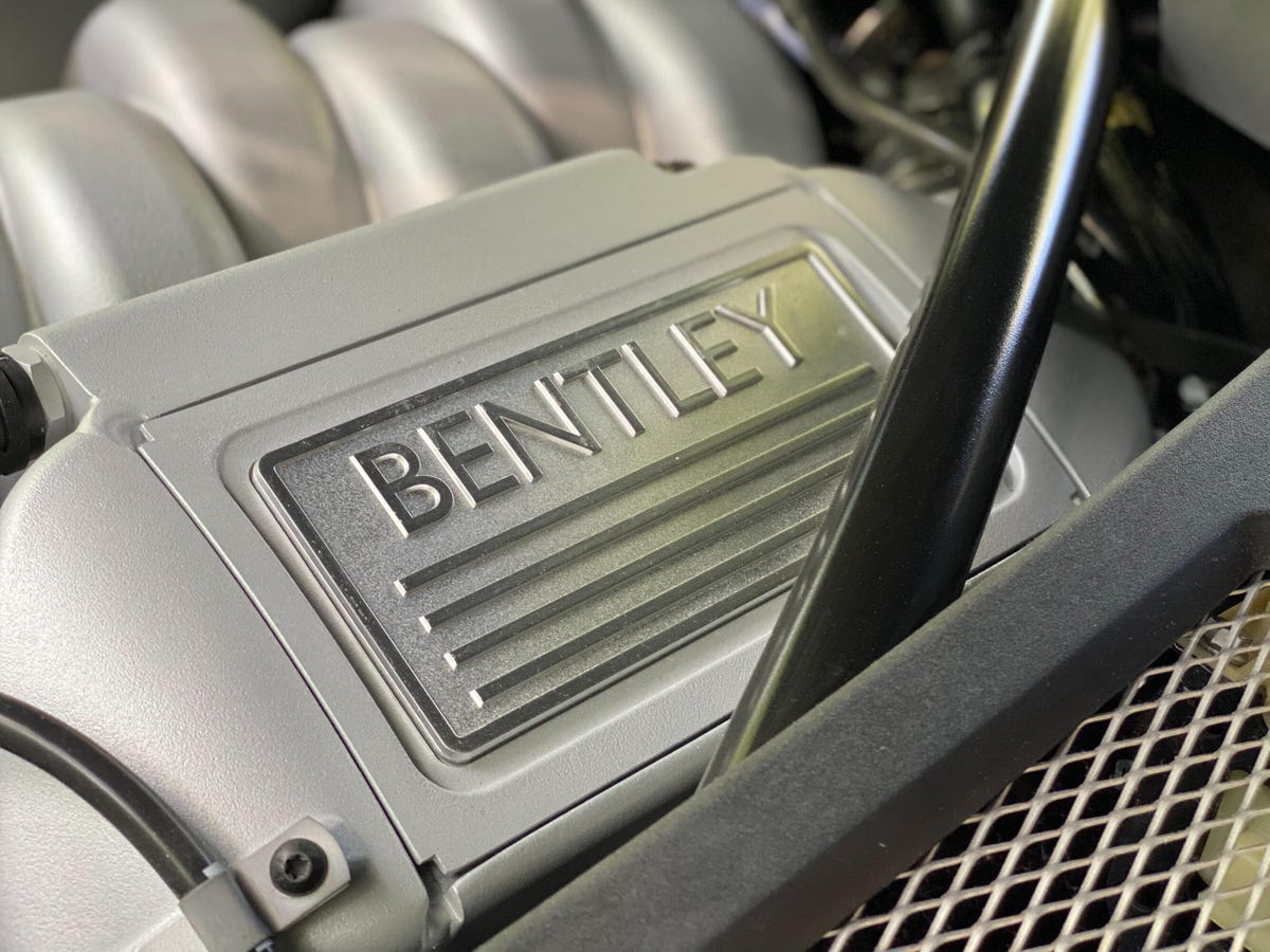 Bentley 6.75-liter V8 engine in a 2020 Mulsanne Speed