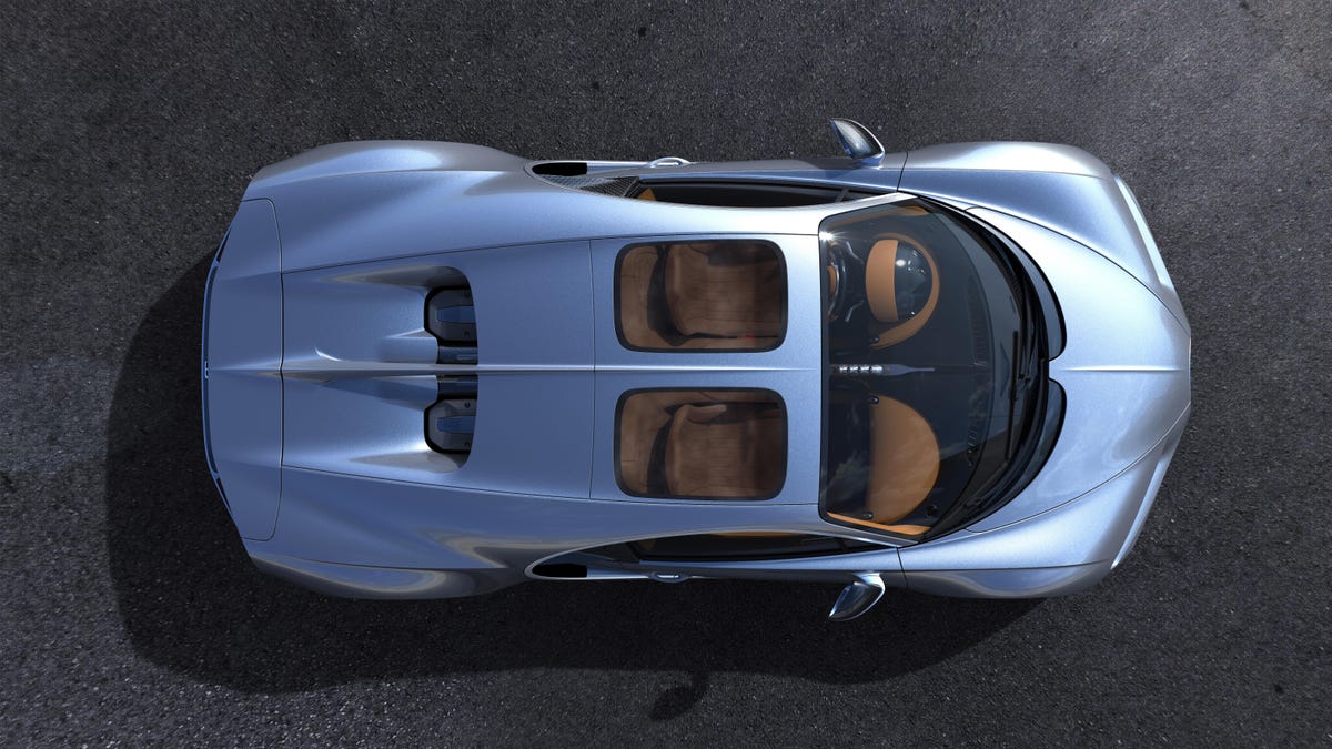 Bugatti Chiron with Sky View