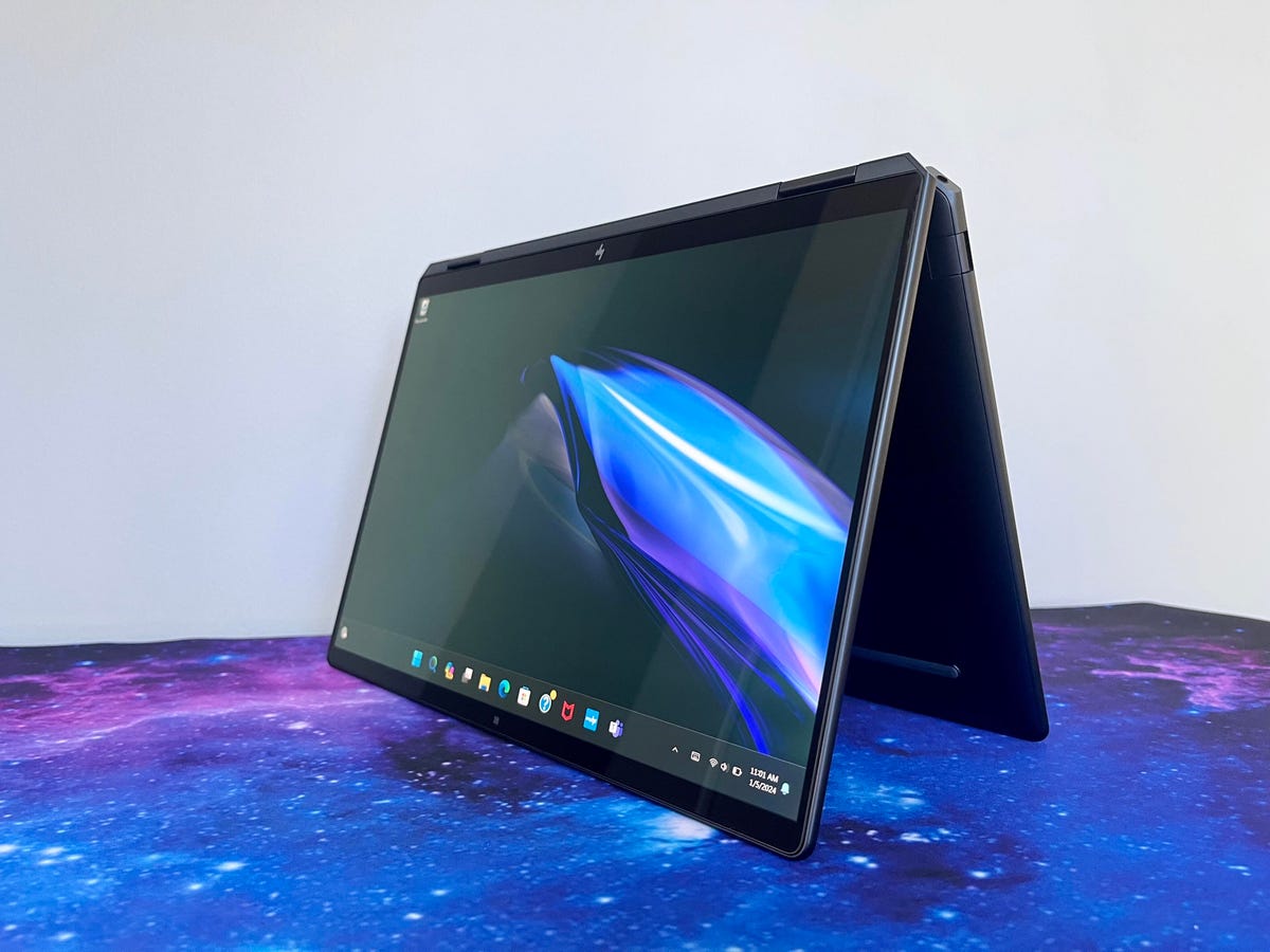 HP Spectre x360 14 two-in-one in tent mode