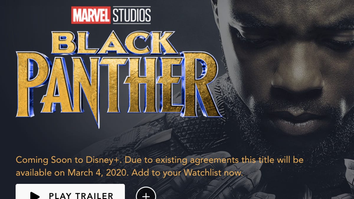 Black Panther Disney Plus