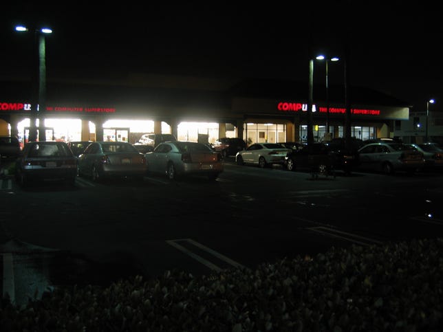 CompUSA parking lot, Culver City, Calif.