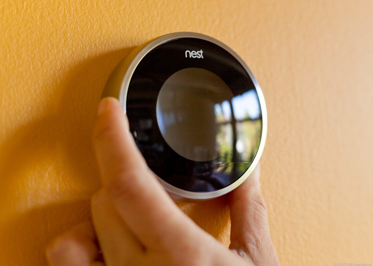 The second-gen Nest Learning Thermostat