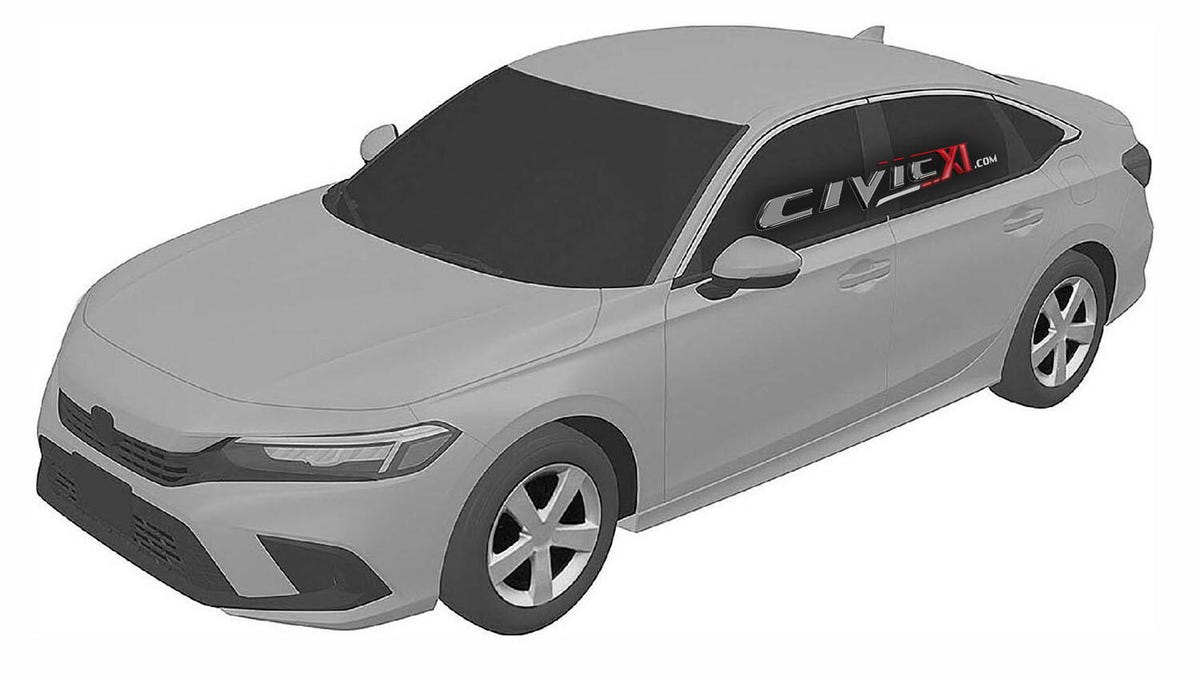 2022 Honda Civic sedan patent image
