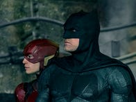 <p>Ezra Miller, Ben Affleck and Gal Gadot are back for more in the Snyder Cut of DC super-flick Justice League.</p>