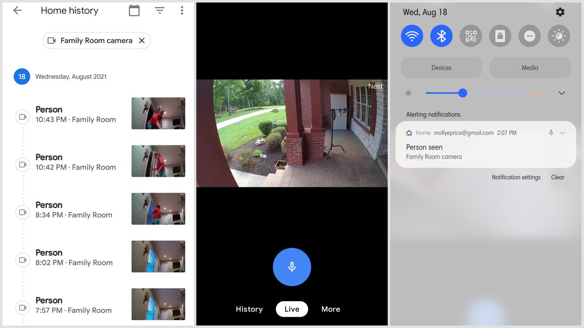 Google Nest Cam с обзором аккумулятора - CNET