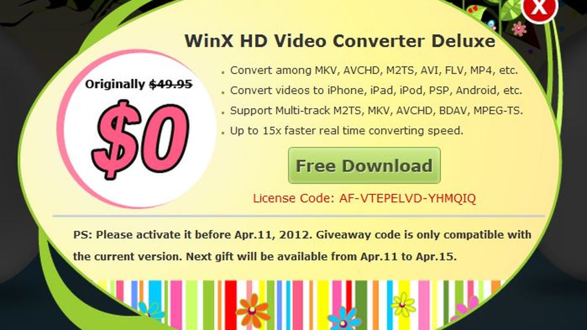 WinX HD Video Converter Deluxe has the muscle to convert nearly any video or audio file to nearly any other format.
