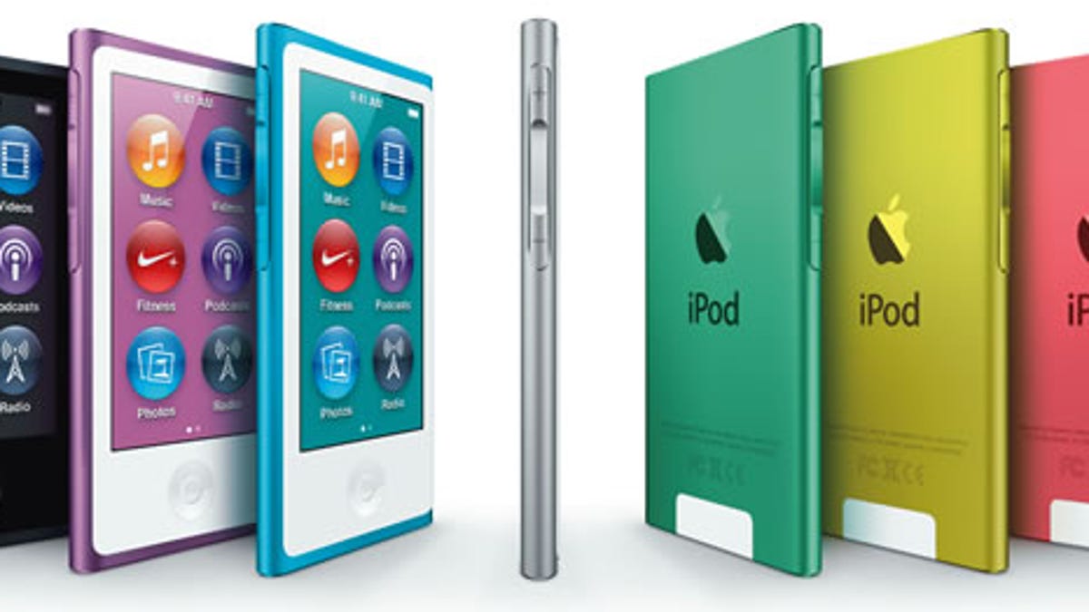 Apple&apos;s new iPod Nano.