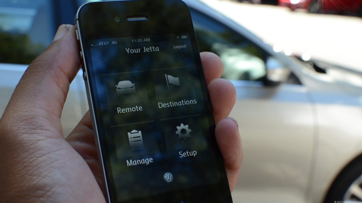 Car-Net app (iPhone)