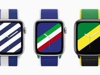 <p>The Greece, Italy, and Jamaica Sport Loop bands and matching Stripes watch faces.</p>