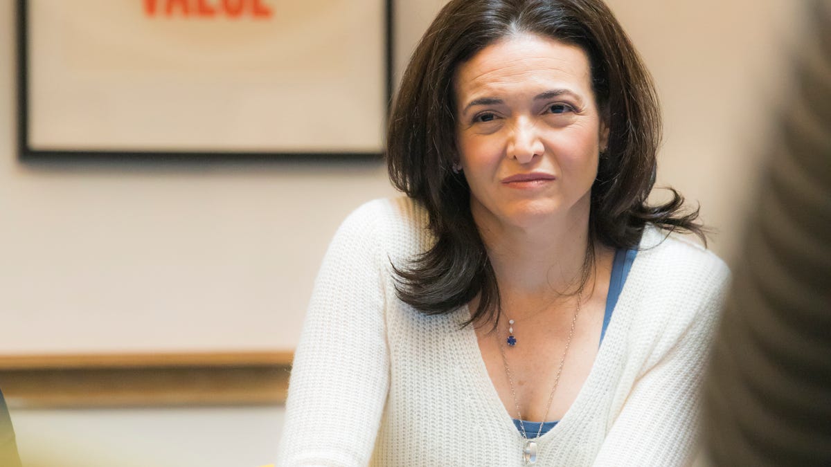 Sheryl Sandberg at Facebook HQ