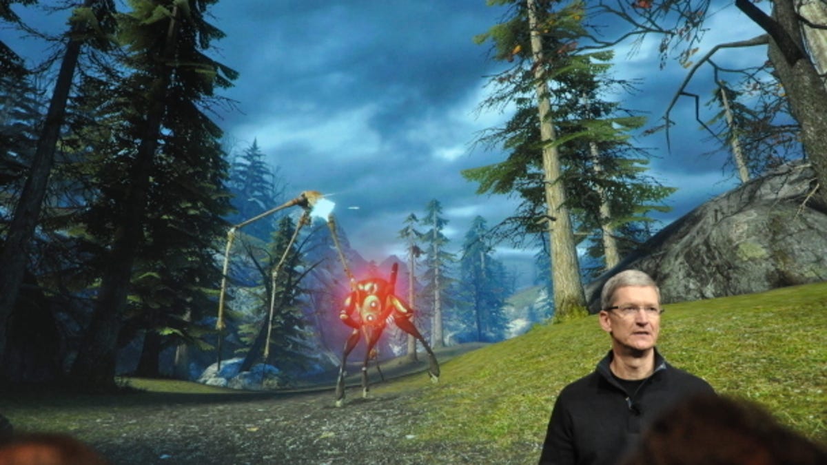 Apple&apos;s Tim Cook at a company event in 2010.