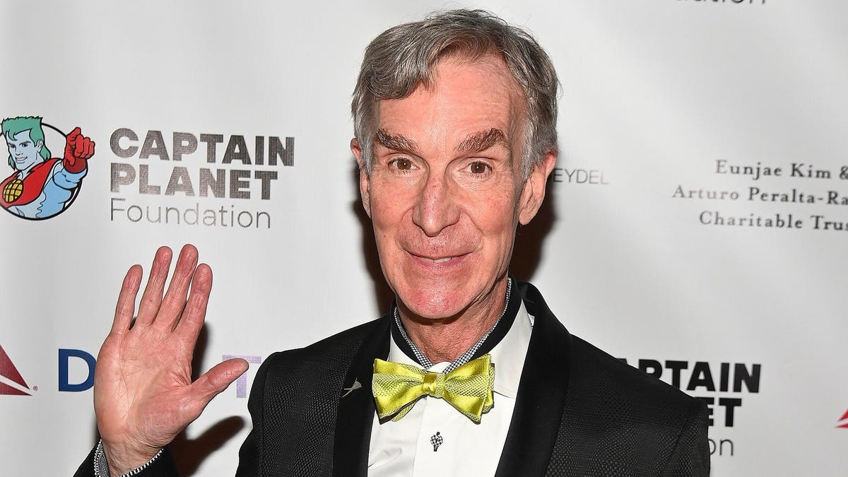 The legendary Bill Nye at an event in 2022.