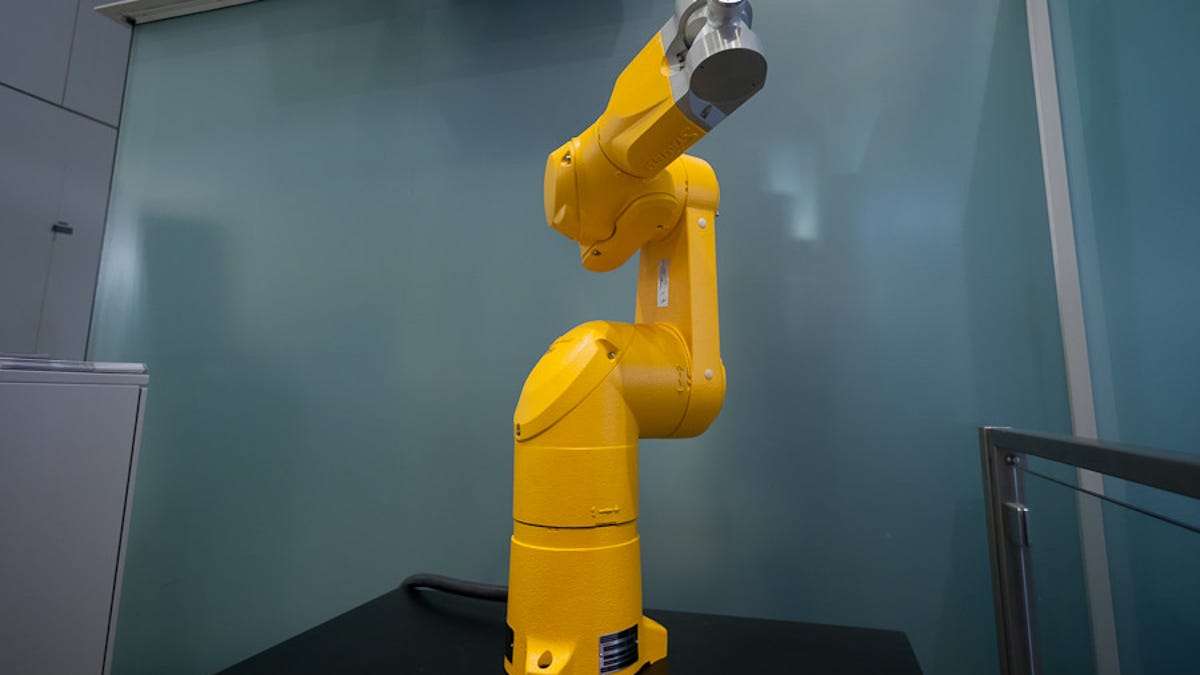The Robotation Academy at Hannover Messe -- site of the mammoth CeBIT trade show -- is designed to instruct potential customers in the ways of robotics. CeBIT organizer Deutsche Messe runs the center, but Volkswagen instructors staff it in an attempt to improve manufacturing quality at the auto maker&apos;s suppliers.