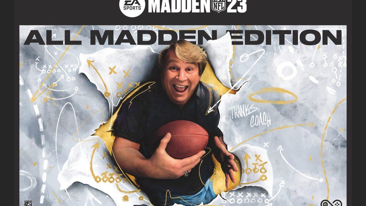 John Madden on the cover of Madden NFL 23