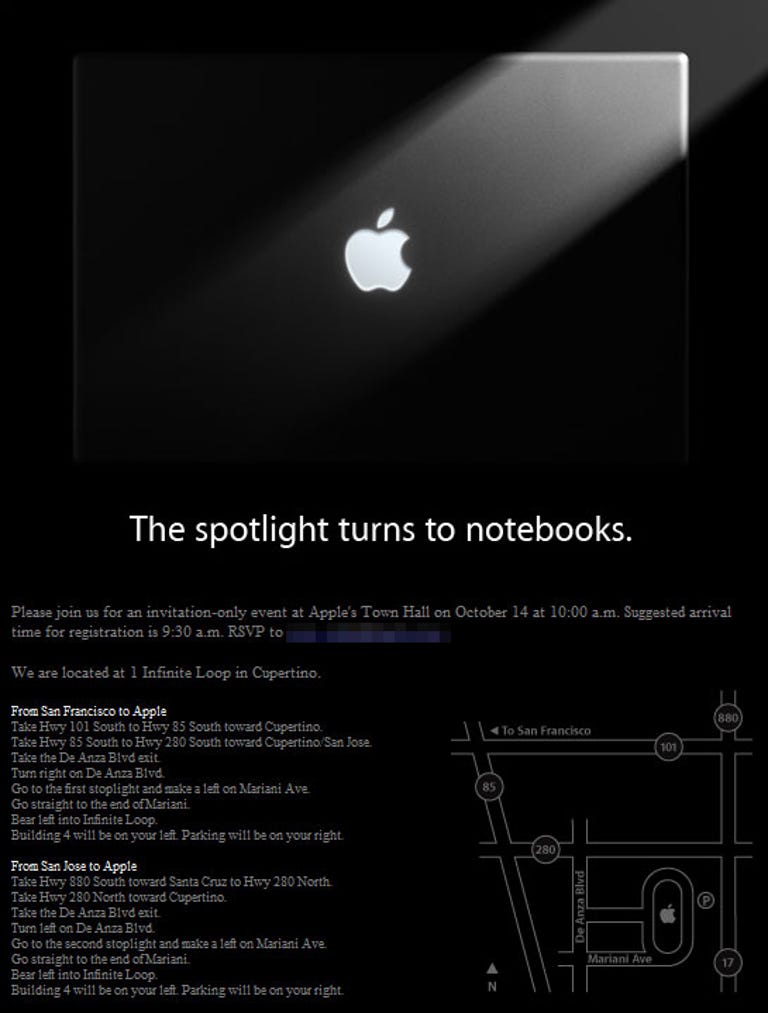 Apple invite notebooks