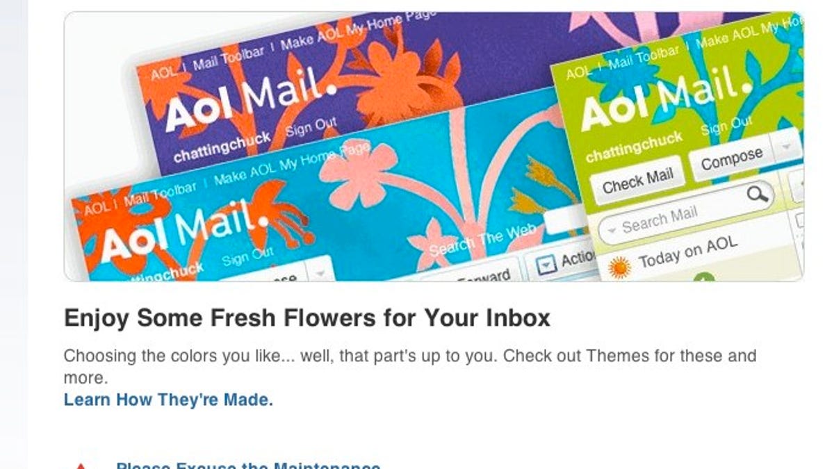 AOL Mail is suffering from some issues.