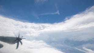 See Inside the Eye of Hurricane Ian in Dramatic Aircraft Video