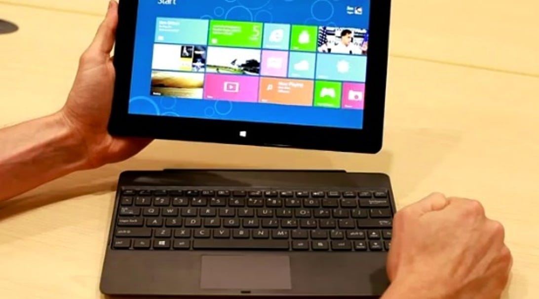 Asus Windows RT convertible tablet. One of the first hybrids rolled out as a Windows RT device.
