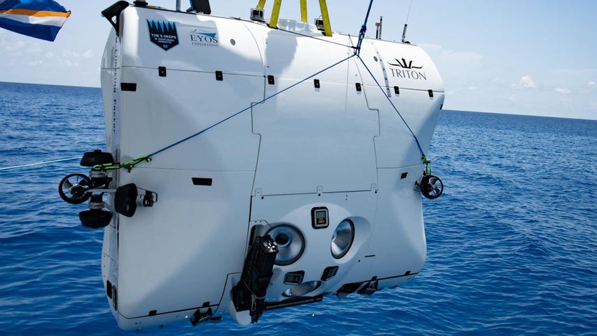 Watch a record-setting dive to the bottom of the ocean