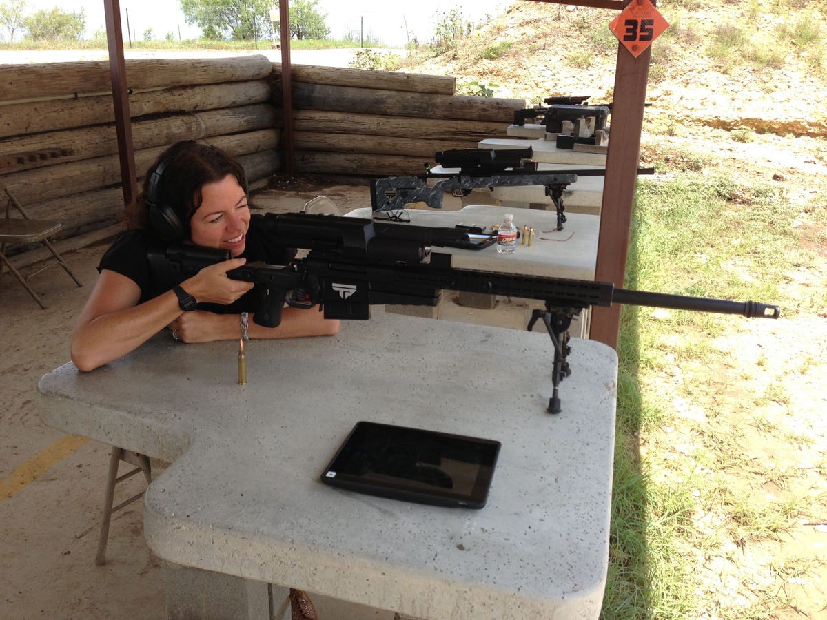 Tracking Point rifle