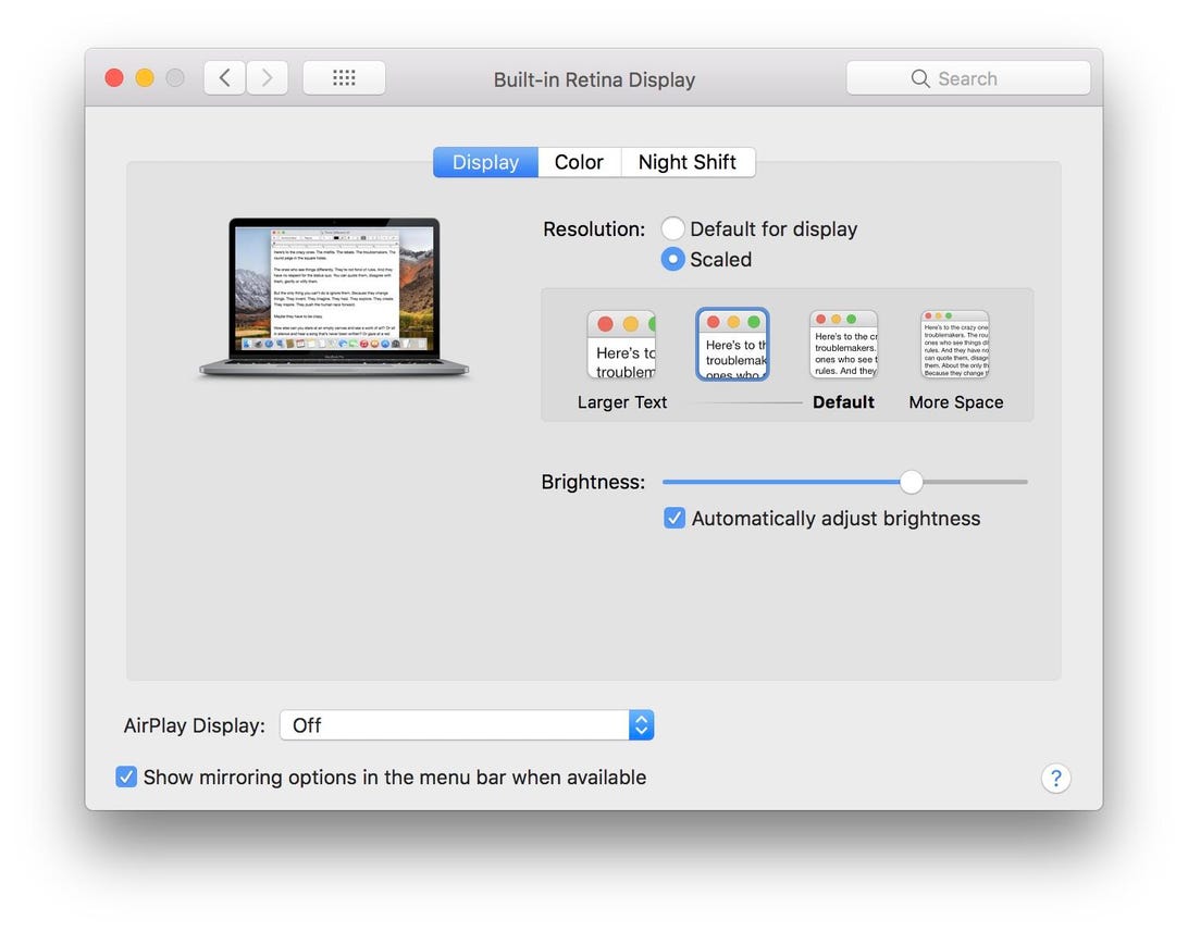 7 MacOS display settings to help you see your Mac better