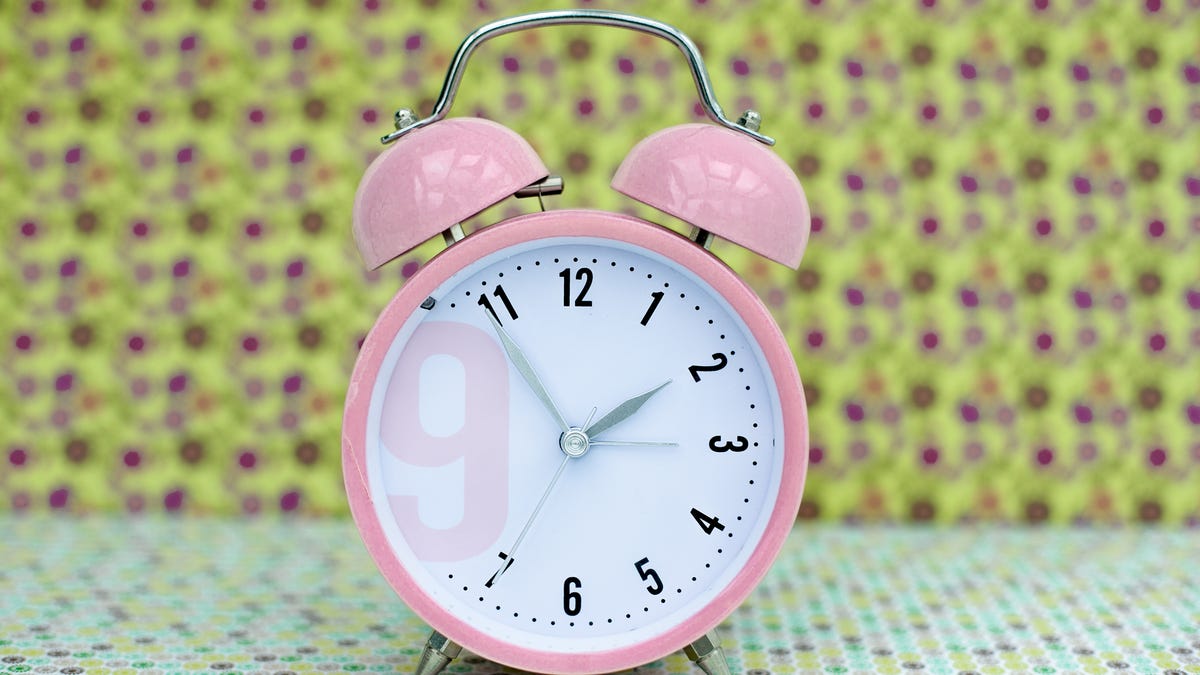 Pink clock