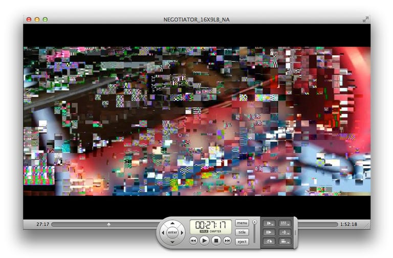 Garbled DVD playback in OS X