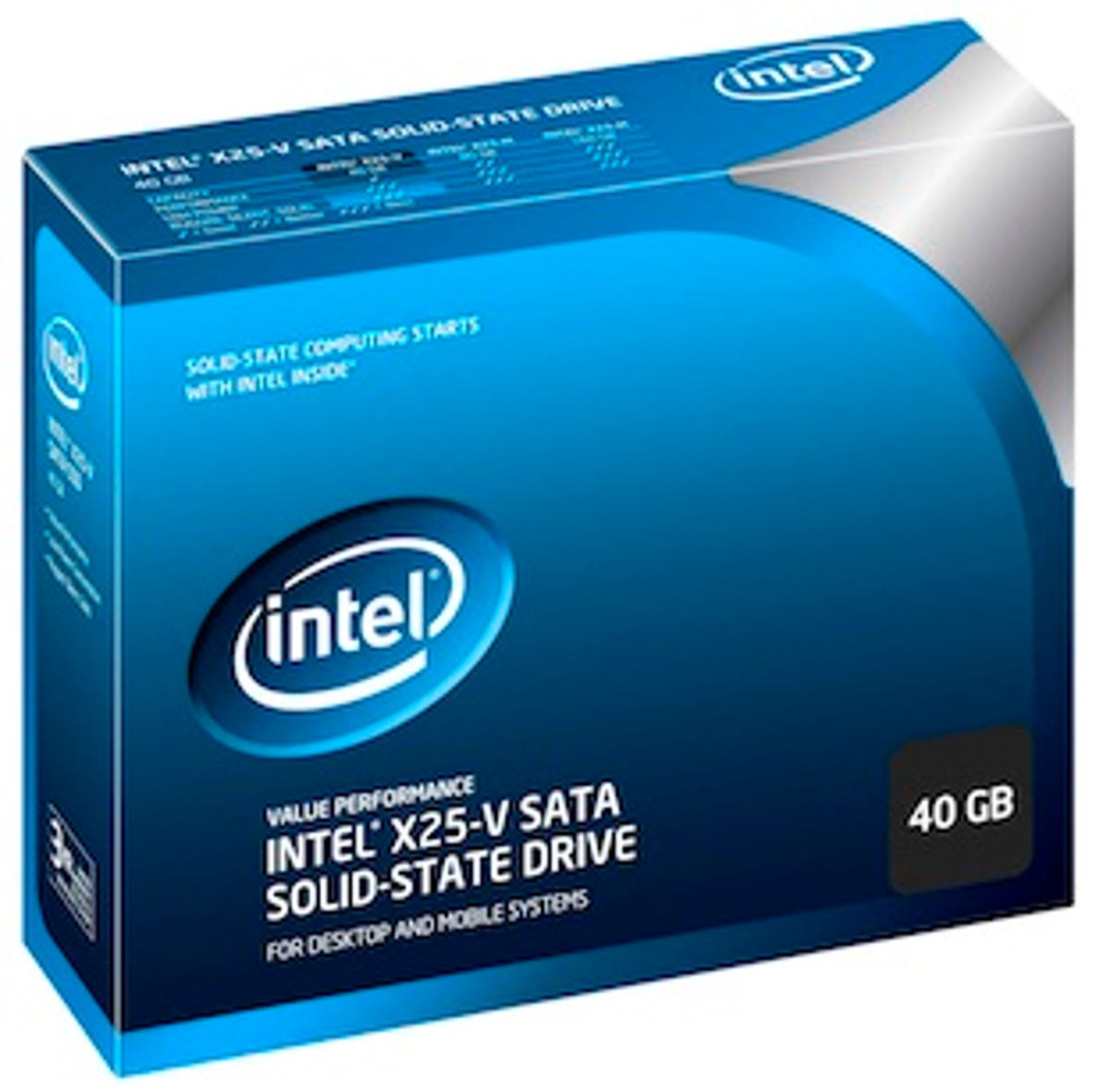 Intel Serial-ATA 40GB SSD retails for $125