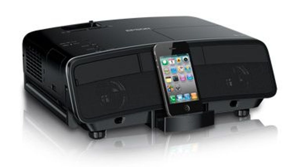 The Epson MegaPlex MG-850HD pumps out 2,800 lumens from your favorite iDevice--or more traditional video sources.