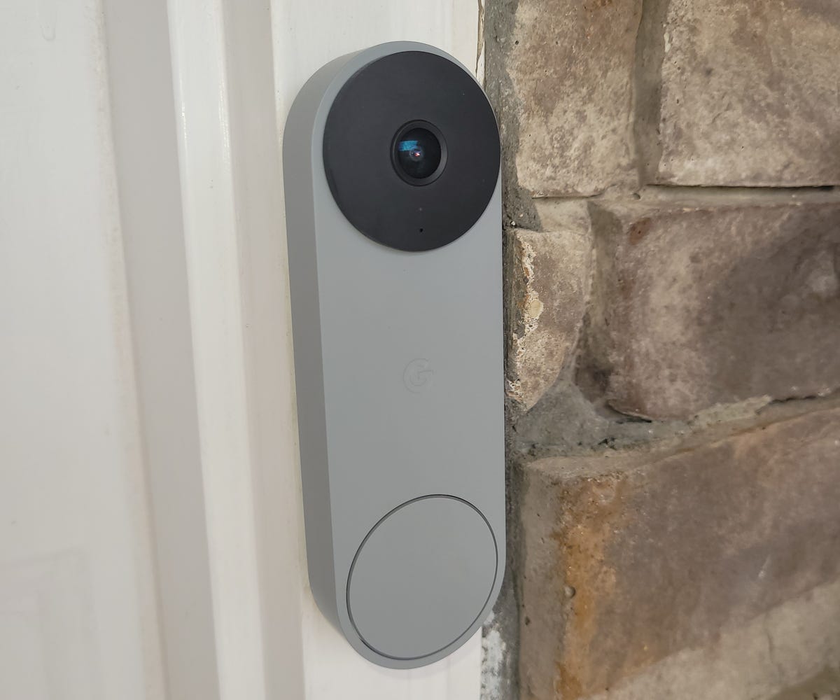 Google Nest Doorbell 2ème génération filaire couleur Cendre
