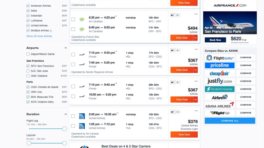 Best websites for finding cheap airfare